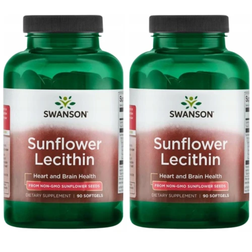 2 x Swanson Lecytyna Słonecznikowa 1200 mg 90 kapsułek (id: 9882)