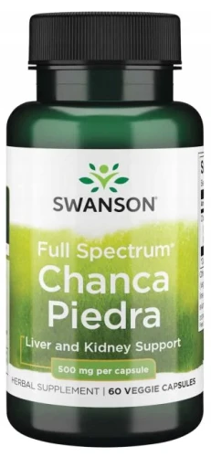 Swanson Full Spectrum Chanca Piedra 500mg 60 kapsułek vege (id: 9891)