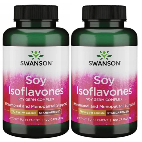 2 x Swanson Izoflawony sojowe 120 kapsułek (id: 9901)