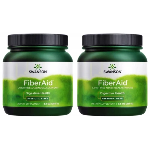 2 x Swanson FiberAid ARABINOGALAKTAN 250 g Probiotyk w proszku (id: 9904)