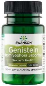 Swanson Genistein z Perełkowca Japońskiego 125 mg 60 kapsułek
