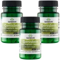 3 x Swanson Genistein z Perełkowca Japońskiego 125 mg 60 kapsułek (id: 9908)