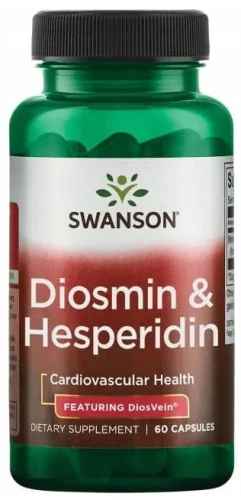 Swanson Diosmin &amp; Hesperidin - Diosmina i Hesperydyna 60 kapsułek (id: 9909)