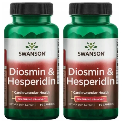2 x Swanson Diosmin &amp; Hesperidin - Diosmina i Hesperydyna 60 kapsułek (id: 9910)