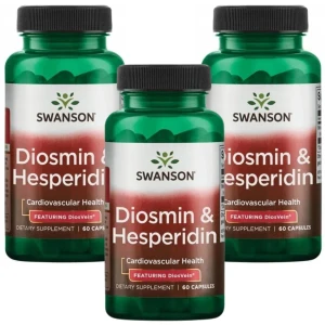 3 x Swanson Diosmin & Hesperidin - Diosmina i Hesperydyna 60 kapsułek