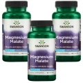 3 x Swanson Magnesium Malate - Jabłczan magnezu 150mg 60 tabletek (id: 9914)