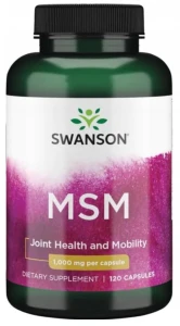 Swanson MSM (Methyl - Sulfonyl - Methane) 120 kapsułek