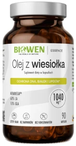 Olej z wiesiołka 90 kapsułek Biowen - Skóra Równowaga Hormonalna