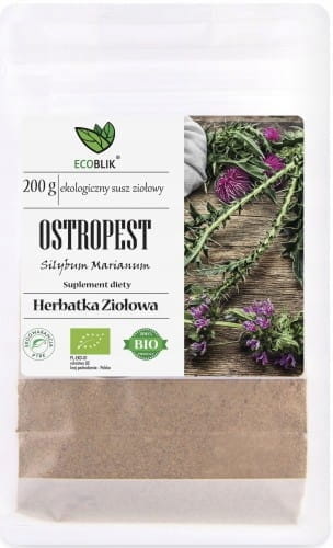 ECOBLIK Ostropest mielony EKO 200g, Aliness