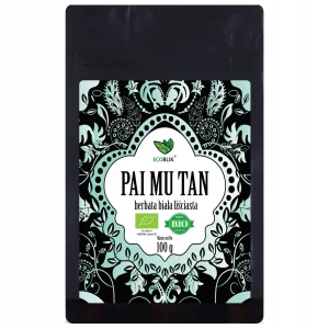 ECOBLIK Herbata PAI MU TAN luz 100g EKO - Biała Herbata Orzeźwiający i Przyjemny Smak