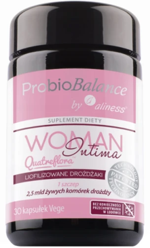 ProbioBalance Intima Woman Quatreflora 2,5 mld x 30 vege caps., Aliness