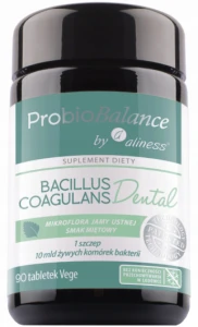 Aliness ProbioBalance Bacillus Coagulans Dental do ssania 10 mld 90 tabletek VEGE - Mikroflora Bakteryjna Jamy Ustnej