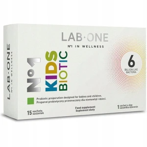 Lab One N°1 KIDSbiotic 15 saszetek - Trawienie Odporność i Mikroflora Jelitowa