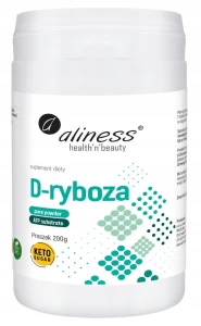 Aliness D-ryboza 200g - Energia i Metabolizm KETO Słodzik