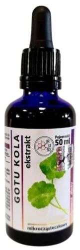 GOTU KOLA ADAPTOGEN WYCIĄG MIKROCZĄSTECZKOWY 50 ML, ORGANIS