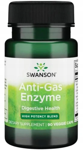 Anti-Gas Enzyme 90 kaps, Swanson