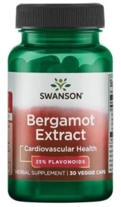 Swanson Bergamot extract 30 kapsułek - Układ Krążenia i Cholesterol