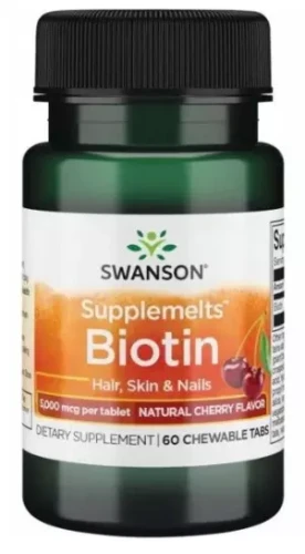 Biotyna 60 tabletek do ssania, Swanson