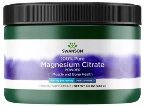 Cytrynian Magnezu - 100% czystości 244g, Swanson