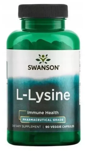 AjiPure L-Lizyna 500mg 90kaps, Swanson