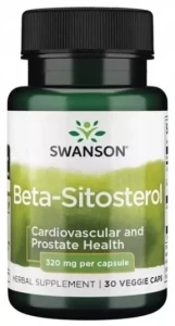 Swanson Beta-Sitosterol 320mg 30 kapsułek - Regulacja Lipidów we Krwi Prostata