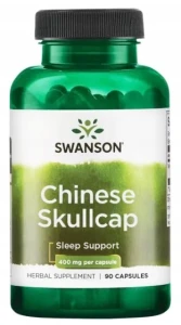 Swanson FS Chinese Skullcap - Tarczyca Bajkalska 90 kapsułek - Układ Oddechowy Przeciwzapalne