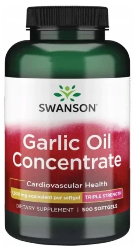 Garlic Oil 500 kaps, Swanson