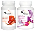 Zestaw Aliness Witamina D3 FORTE oil 4000 j.m. 120kaps. + Witamina K2 Mono FORTE MK-7 200 µg z Natto 60kaps.