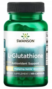 Swanson L-Glutathione - L-Glutation 100mg 100 kapsułek - Detoksykacja i Antyoksydacja