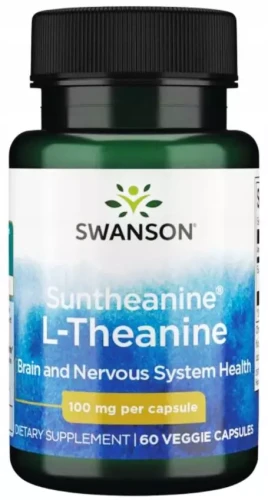 L-Teanina 100mg 60 kaps., Swanson