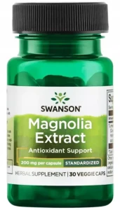 Swanson Magnolia lekarska ekstrakt 200mg 30 kapsułek - Nastrój Sen Relaks