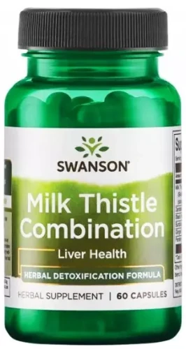 Milk Thistle Combination 60 kaps, Swanson