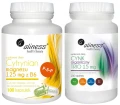 Zestaw Cytrynian Magnezu 125 mg z B6 (P-5-P) 100 kaps VEGE Aliness + Cynk Organiczny Trio 15mg tabletki 100 szt.
