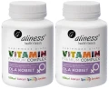 Zestaw 2x Premium Vitamin Complex dla kobiet, 120 tabletek, Aliness