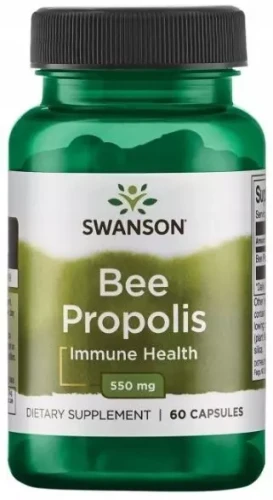 Bee Propolis 550mg 60 kaps, Swanson