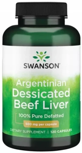 Beef liver 120 kaps, Swanson