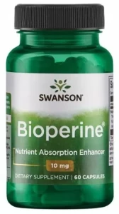 Swanson Bioperine 10mg 60 kapsułek - Wchłanianie Składników Odżywczych