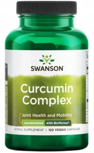 Swanson Curcumin complex 350mg 120 kapsułek - Stawy Mózg Pamięć