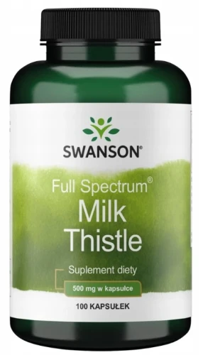 FS Milk Thistle 500mg 100 kaps, Swanson