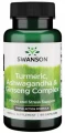 FS Turmeric, Ashwagandha &amp; Ginseng 60 kaps, Swanson