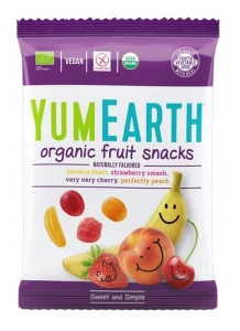 YUMEARTH Żelki bez żelatyny EKO (Fruit Snacks) - Źródło Naturalnej Witaminy C