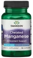 Chelated Manganese - Chelat Manganu 10mg 180kaps, Swanson