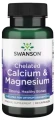 Chelated Calcium &amp; Magnesium - Chelat Wapnia i Magnezu 60 kaps, Swanson