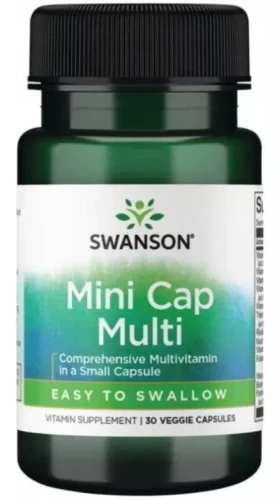 Mini Cap Multi - Daily Multi-Vitamin 30kaps, Swanson