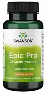 Swanson Epic Pro 25 Strain Probiotic 30 kapsułek - Jelita Trawienie Odporność