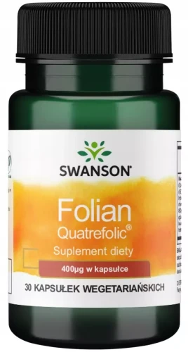 Folian Quatrefolic 400mcg 30kaps, Swanson