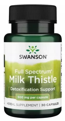 FS Milk Thistle 500mg 30 kaps, Swanson