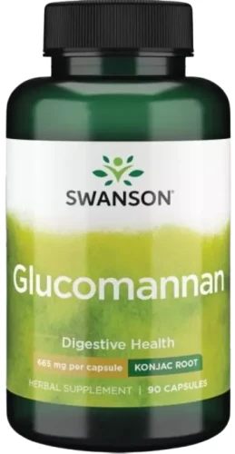 Glucomannan 665mg 90 kaps, Swanson