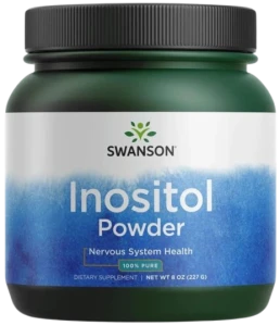 Swanson Inositol - Inozytol - 100% Czystości Układ Nerwowy Płodność Zdrowie Hormonalne - Proszek 227g