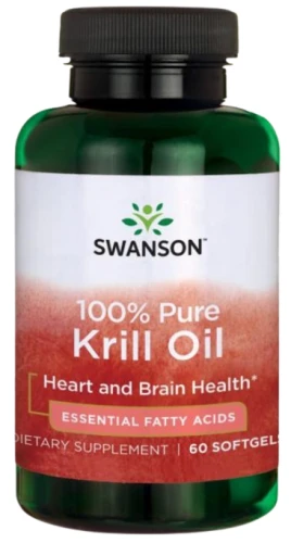 Krill Oil - Olej z Kryla 60 kaps, Swanson